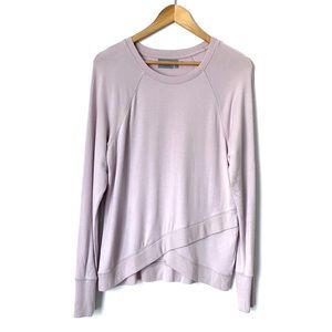 Athleta Light Purple Cross Front Sweatshirt
